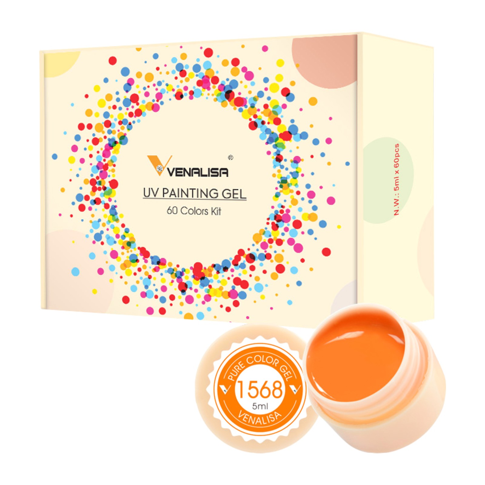 Venalisa -  GEL DE COLOR -  60 geles de colores